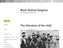 Tablet Screenshot of blackradicalcongress.org